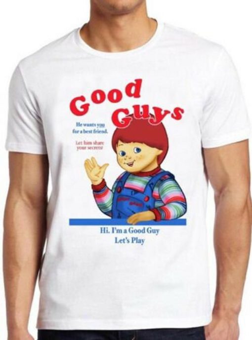 Good Guys T Shirt Chucky Childs Play Horror Cult 80s Film