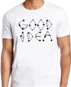 Good Idea T Shirt Safety Pin Design Vintage