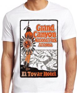 Grand Canyon T Shirt National Park Arizona El Towar Hotel Vintage