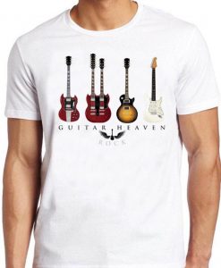 Guitar Heaven T Shirt Rock Funny