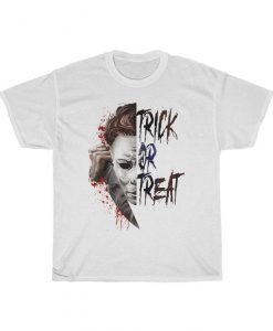 Halloween Michael Meyers Trick Or Treat Horror Movie T-Shirt Halloween Unisex Tee