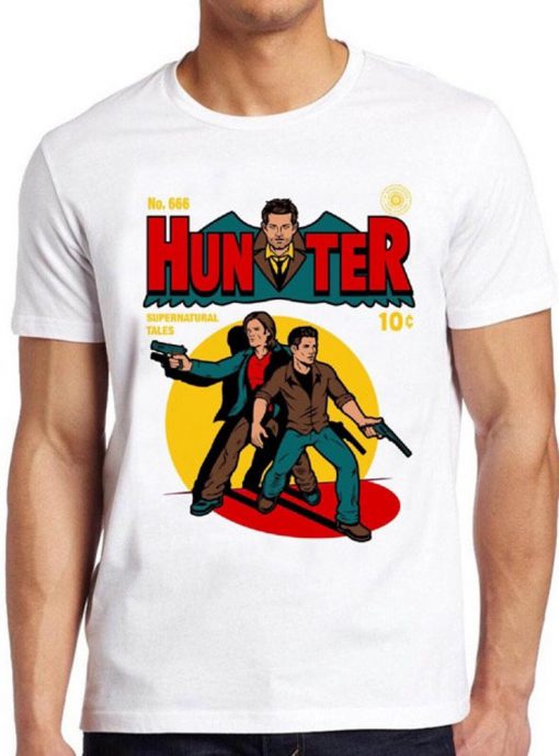 Hunter Comic T Shirt Supernatural Vintage Funny Cool Gift Tee