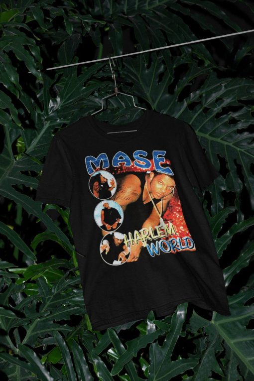 Hypebest Clothing Mase Harlem World Tour Rap Hip Hop Shirt Unisex Tee Casual Vintage