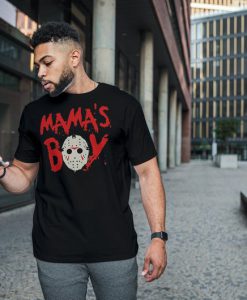 Jason Voorhees Mama's Boy Horror Movie Shirt