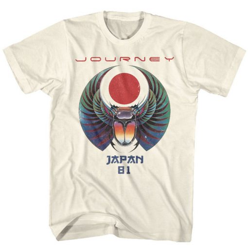 Journey Japan '81 Natural Adult T-Shirt