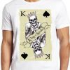 King Of Spades T Shirt Graphics Present Skull Cool Gift Tee