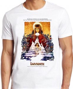 Labyrinth T Shirt Bowie Movie Film Poster Vintage Cult