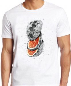 Lunar Fruit T Shirt Planet Sci Fi Science Fiction Space Cosmic Galaxy