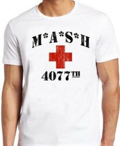 Mash 4077th T Shirt 70s Tv Series Show USA Comedy Funny Cool Gift Tee