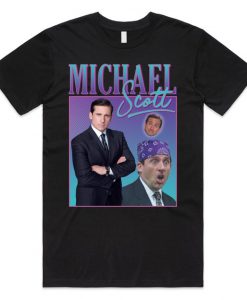 Michael Scott Homage T-shirt Tee Top US Office TV Show Retro 90's Vintage Funny