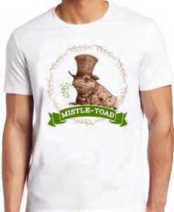 Mistle Toad T Shirt Mistletoe Christmas Xmas Funny Joke