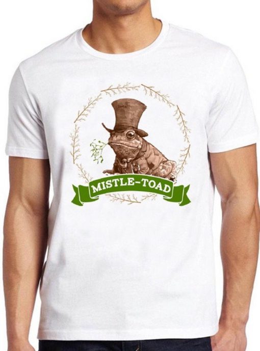 Mistle Toad T Shirt Mistletoe Christmas Xmas Funny Joke