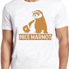 Nice Marmot T Shirt The Big Lebowski Movie Quote Funny Dude