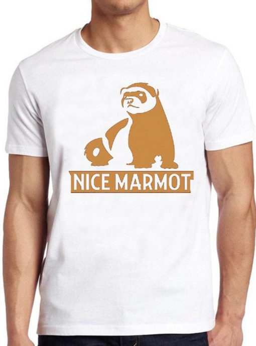 Nice Marmot T Shirt The Big Lebowski Movie Quote Funny Dude