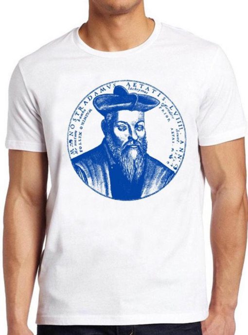 Nostradamus T Shirt Fortune Teller Psychic Tarot Cards