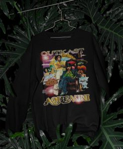 OutKast Aquemini Sweatshirt, Vintage 90s Hip hop Rap tee