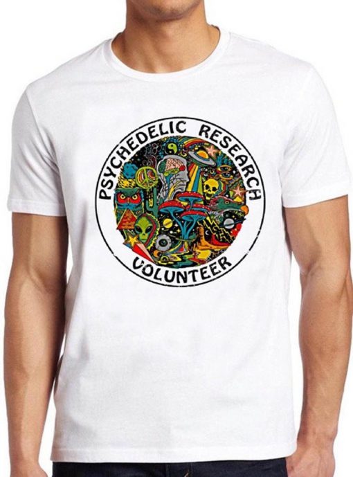 Psychedelic Research T Shirt Terence Mckenna Magic Mushroom