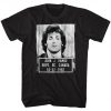 Rambo Mugshot Black Adult T-Shirt