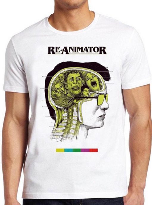 Re-Animator T Shirt Fantasy Horror 70s Film Movie Vintage