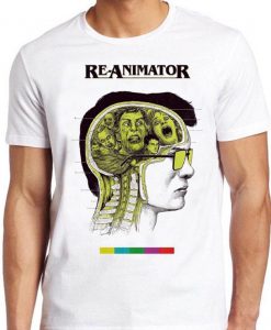 Re-Animator T Shirt Fantasy Horror 70s Film Movie Vintage Cool Gift Tee