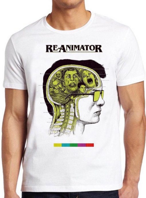 Re-Animator T Shirt Fantasy Horror 70s Film Movie Vintage Cool Gift Tee