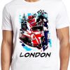 Road To London British T Shirt Retro Funny