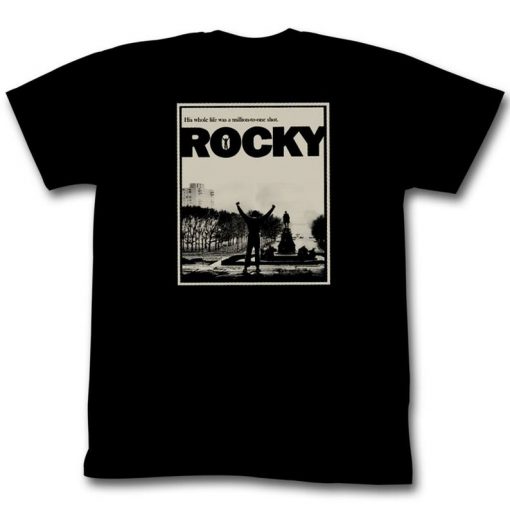 Rocky Million To One Black T-Shirt