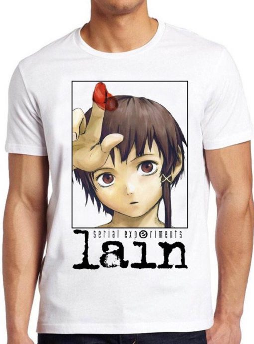 Serial Experiments Lain T Shirt Anime Science Fiction Vintage Cool Gift Tee