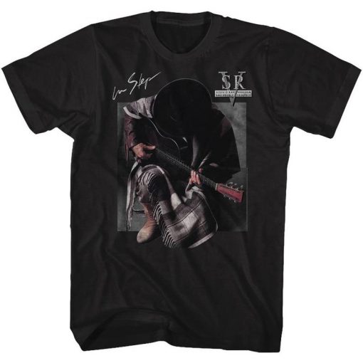 Stevie Ray Vaughan In Step Black Adult T-Shirt