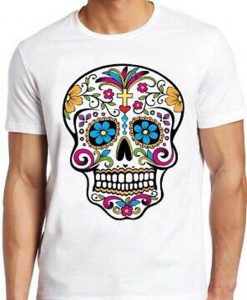 Sugar Skull T Shirt Calavera Art Mandala Present Funny