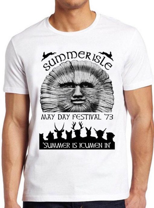 Summerisle Festival T Shirt May Day 70s The Wickerman Retro Tee