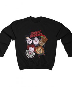 Sweet Dreams Horror Movie, Pennywise, Friday The 13th, Jason Voorhees, Nightmare On Elm Street Freddy Krueger, Jason Sweatshirt