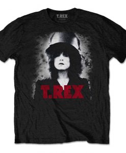 T-Rex Marc Bolan Portrait Rock Official Tee T-Shirt