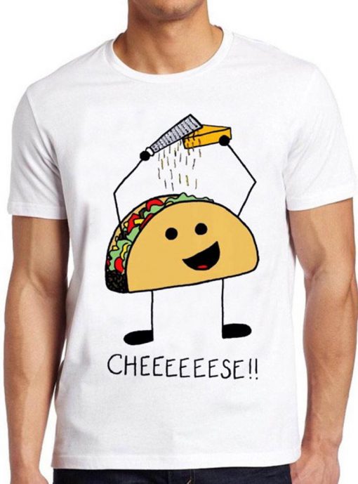 Taco Cheese Grater T Shirt Funny Graphic Design