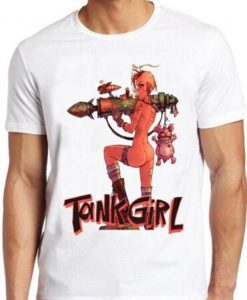 Tank Girl T Shirt Bazooka Sexy Punk Funny Cool Gift Tee