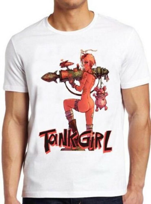 Tank Girl T Shirt Bazooka Sexy Punk Funny Cool Gift Tee