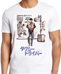 Taxi Driver T Shirt Japanese Poster Movie De Niro Cult Film Cool Gift Tee