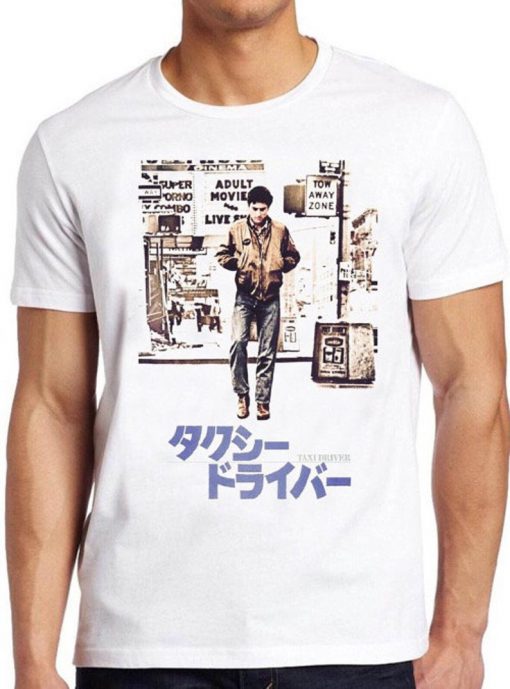 Taxi Driver T Shirt Japanese Poster Movie De Niro Cult Film Cool Gift Tee