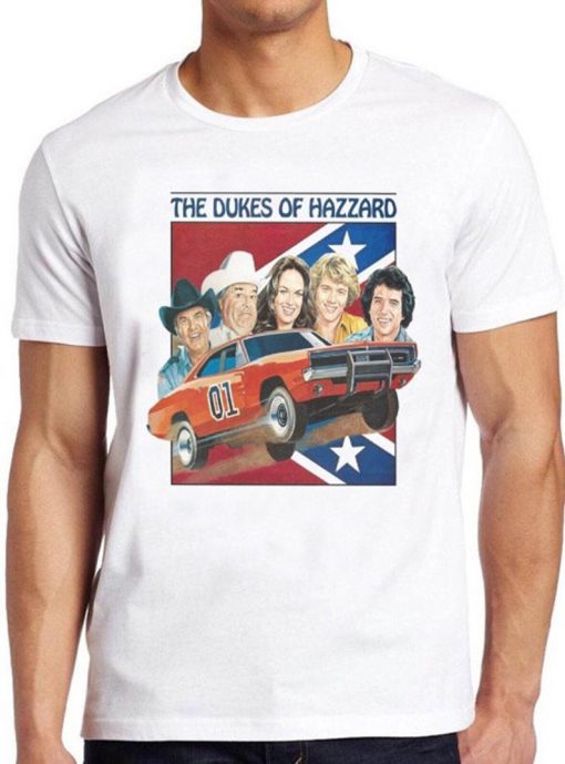 The Dukes Of Hazzard T Shirt 80s TV Show Retro Family Comedy Action Gift Tee