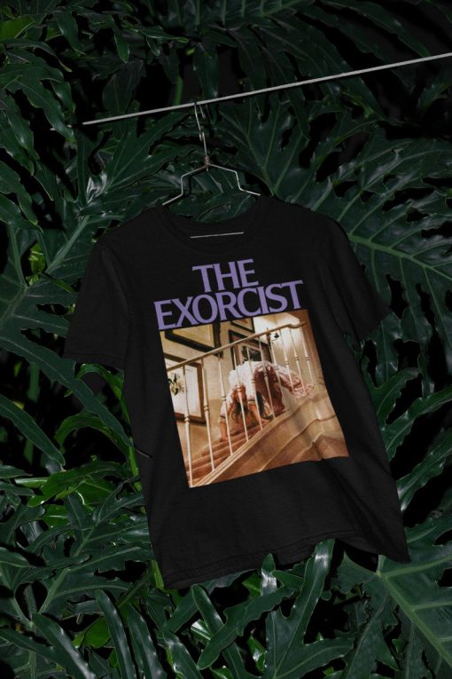 The Exorcist Stairs 1973 Horror Movie Vintage T shirt