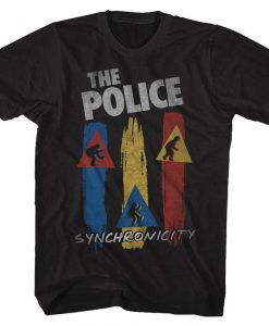 The Police Synchronicity Black Adult T-Shirt