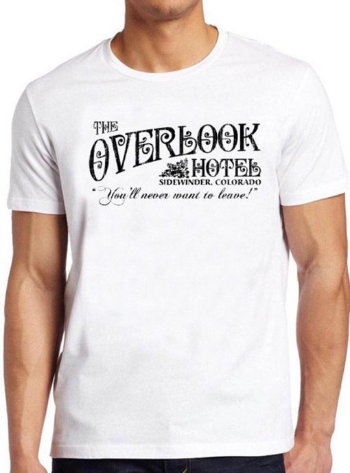 The Shining T Shirt Overlook Hotel Cult 80s Horror Film Cool Gift Tee