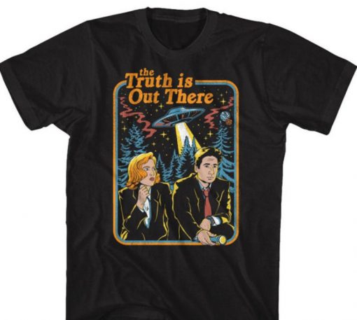 The X-Files The Truth Is Out There Custom Drawing Shirt