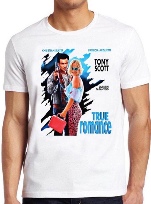 True Romance T Shirt 90s Poster Action Movie Film Tarantino Cool Gift Tee