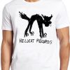 Vinyl Records T Shirt Seattle Record Store Music Cat Hellcat Cool Tee