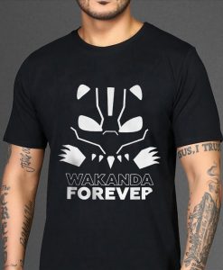 Wakanda Forever Cotton Shirt With Logo At The Back T-shirt