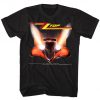 ZZ Top Eliminator Cover Black Adult T-Shirt