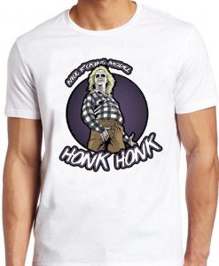 Beetlejuice T Shirt Honk Slogan 80s Cult Film Funny Vintage Cool Gift Tee