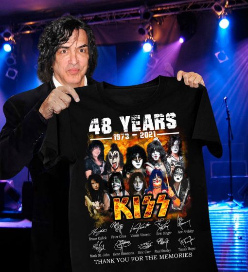 2021 Gift 48 Years of Kiss Rock Band Fan Lover Unisex Trending tshirt