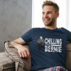 2021 Gift Funny Chilling Like Bernie Chairman Sanders Mittens Meme Chillin' Mood Unisex Trending tshirt